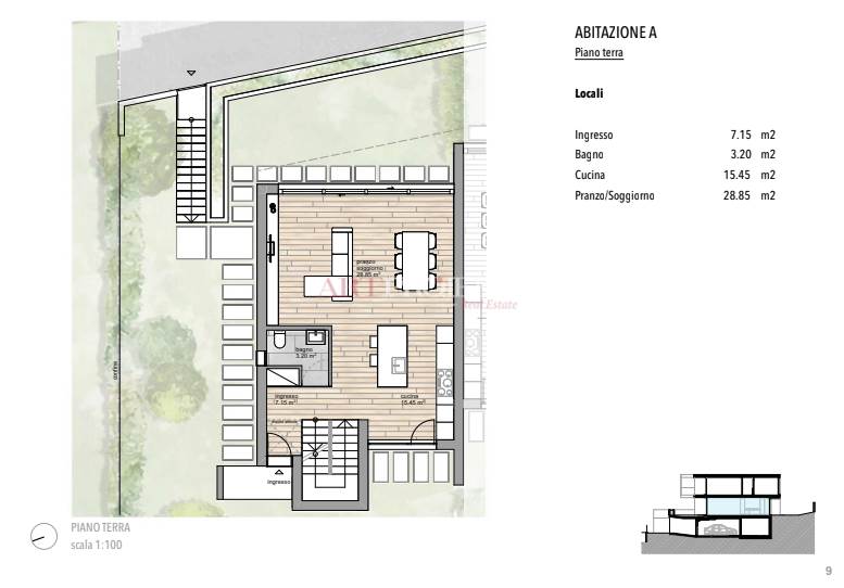 Villa Bifamiliare dans Vente à GRAVESANO - Prix: 1 480 000 CHF / ARTPROJEKT