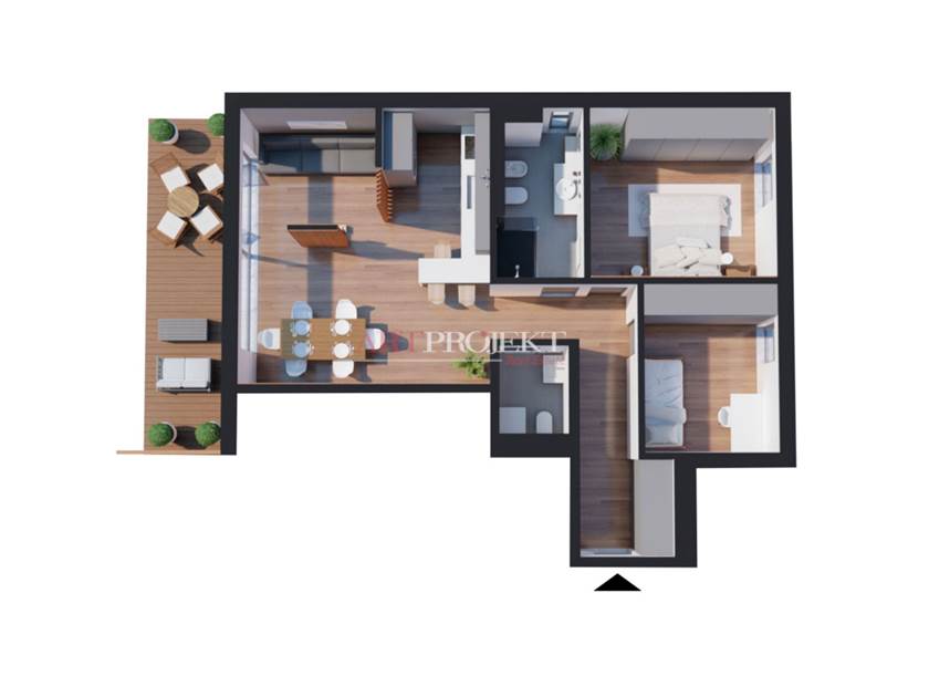 3.5-Zimmer-Wohnung in neuer Residenz / ARTPROJEKT