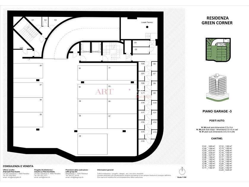 Apartment for Sale in LUGANO - Price: 737,000 CHF / ARTPROJEKT