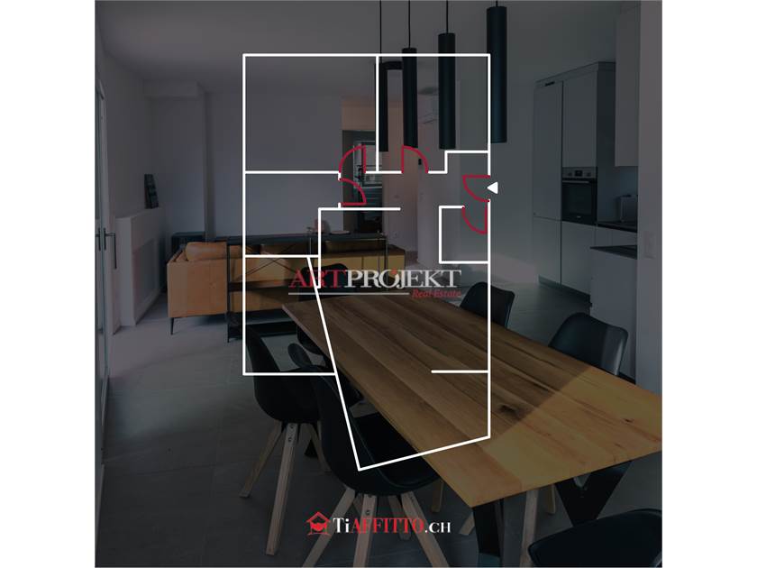 Romantic 3.5-Room Apartment in Dino / ArtProjekt SA