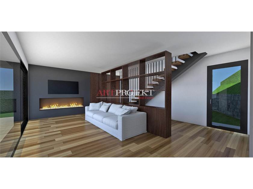 VILLA MODERNA CON GIARDINO PRIVATO E VISTA APERTA / ArtProjekt SA