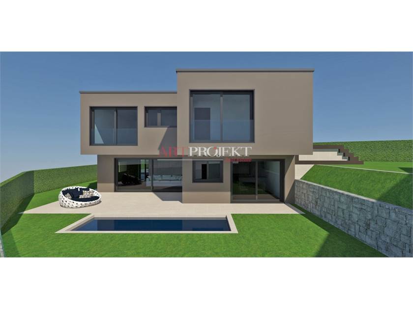 VILLA MODERNA CON GIARDINO PRIVATO E VISTA APERTA / ArtProjekt SA