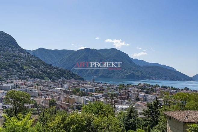 Modernes Penthouse mit großer Panoramaterrasse und Seeblick – Lugano / ArtProjekt SA