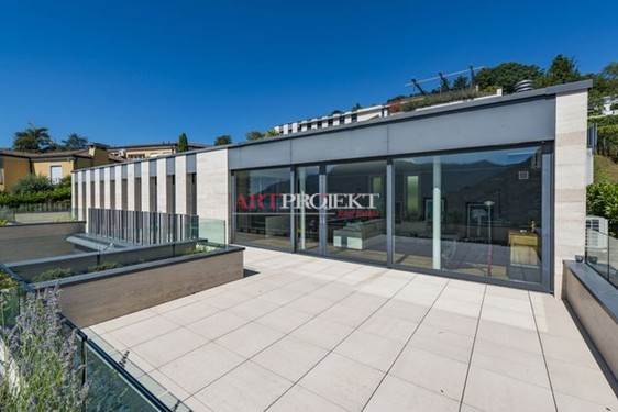 Modernes Penthouse mit großer Panoramaterrasse und Seeblick – Lugano / ArtProjekt SA