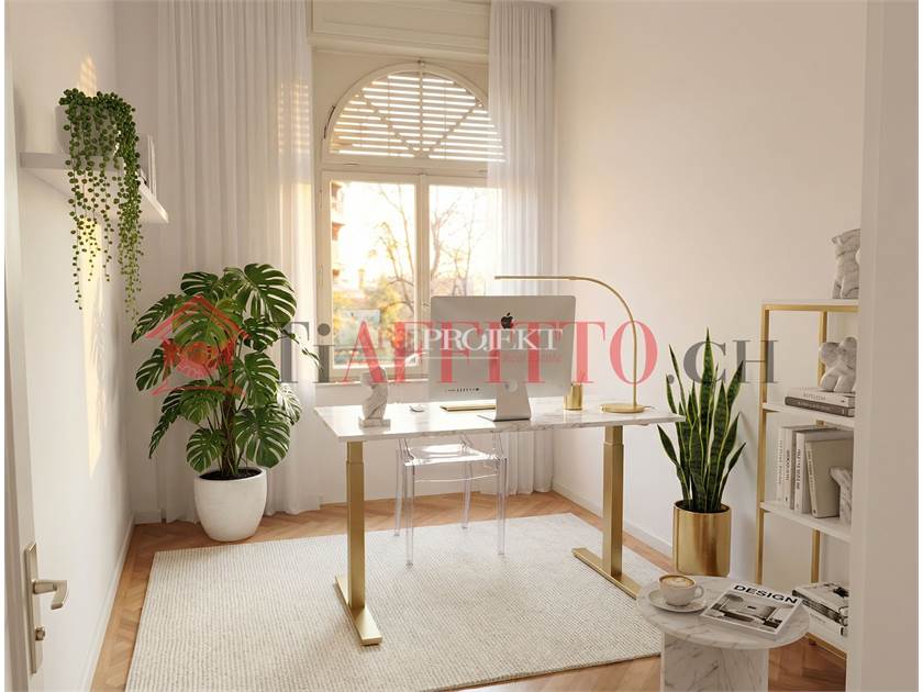 4-Zimmer-Wohnung oder mehr in Mieten zu LUGANO (Loreto) - Preis: 2.150 CHF / monat / ArtProjekt SA