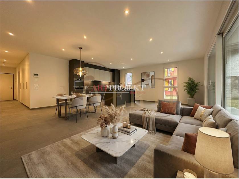 NUOVISSIMO 3.5 LOCALI CON GIARDINO PRIVATO A LUMINO / ArtProjekt SA