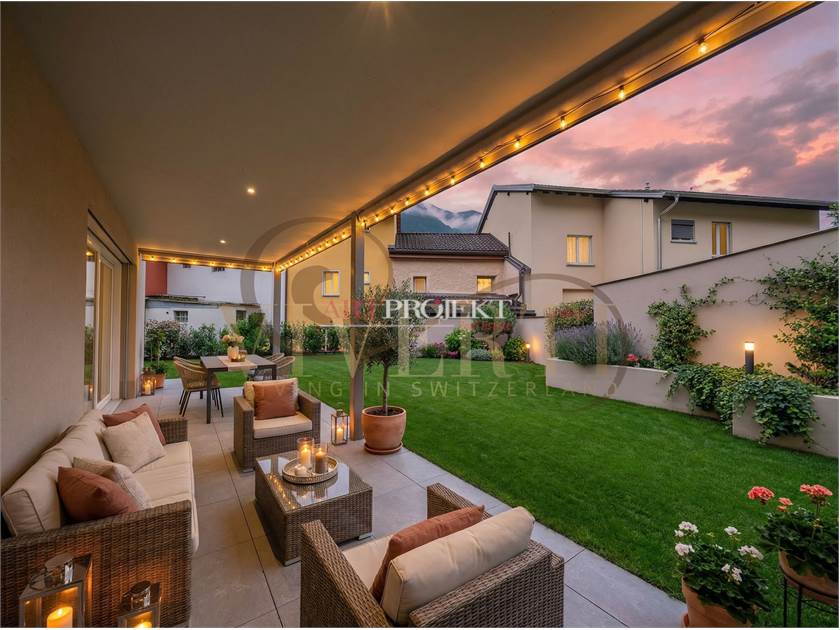 NUOVISSIMO 3.5 LOCALI CON GIARDINO PRIVATO A LUMINO / ArtProjekt SA