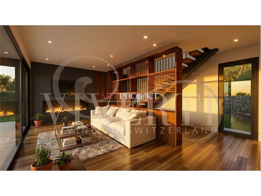 VILLA MODERNA DI NUOVA COSTRUZIONE A DINO - LUGANO-CADRO / ArtProjekt SA