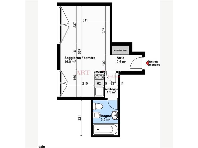 Chiasso – Palazzina residenziale a reddito con elevato potenziale d’investimento / ArtProjekt SA