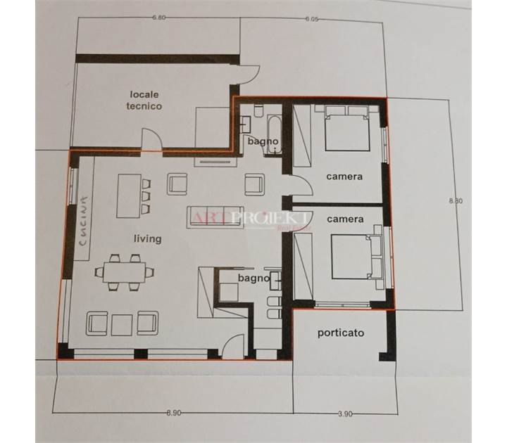 Figino – Elegant 3.5-room apartment with private garden and open view of greenery / ArtProjekt SA