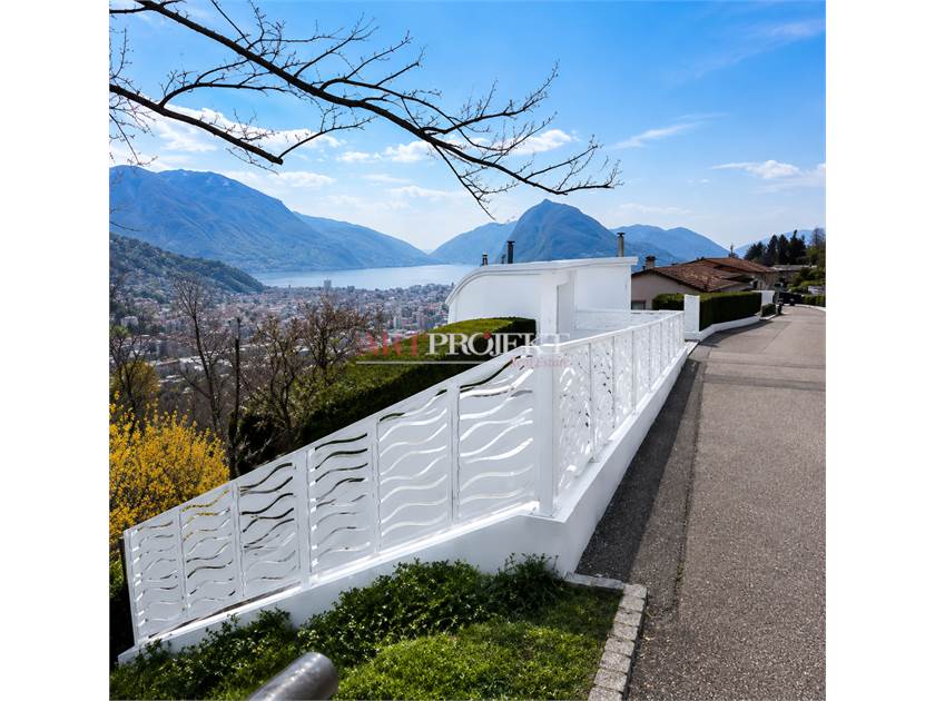 Lugano – Prestigiosa villa con vista lago e raffinati spazi esterni / ArtProjekt SA